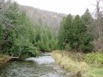 Bruce Trail, pohled z mostu.