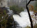 Elora, Grand River, vodopád Tooth of Time