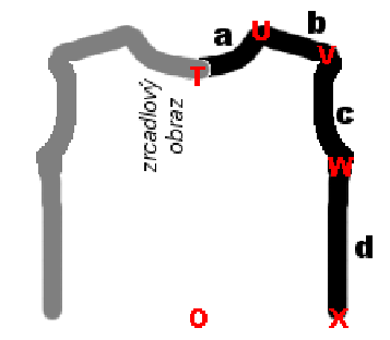 Obrázek 1: přední díl tuniky